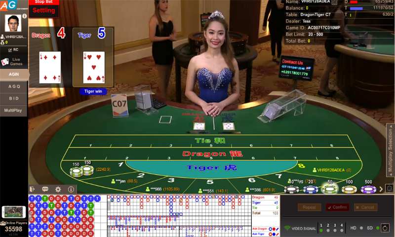 Hướng dẫn chơi Live casino tại Cwin