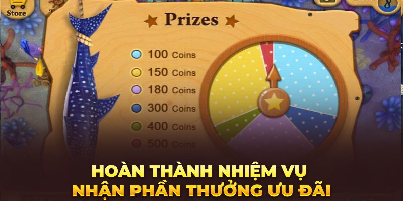 Hoàn thành nhiệm vụ nhận phần thưởng ưu đãi