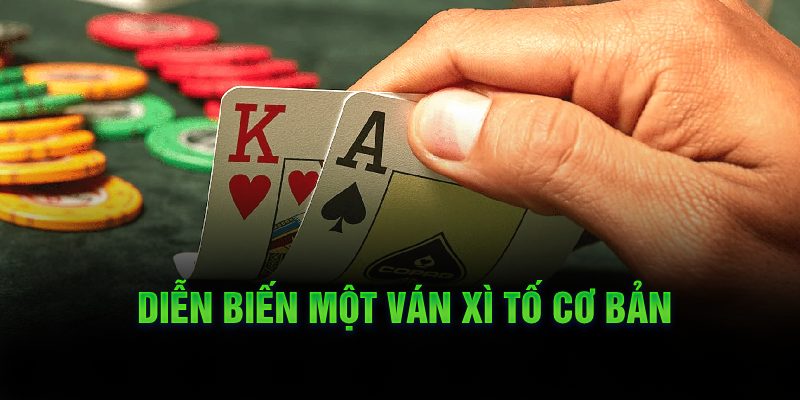 Diễn biến một ván Xì Tố cơ bản